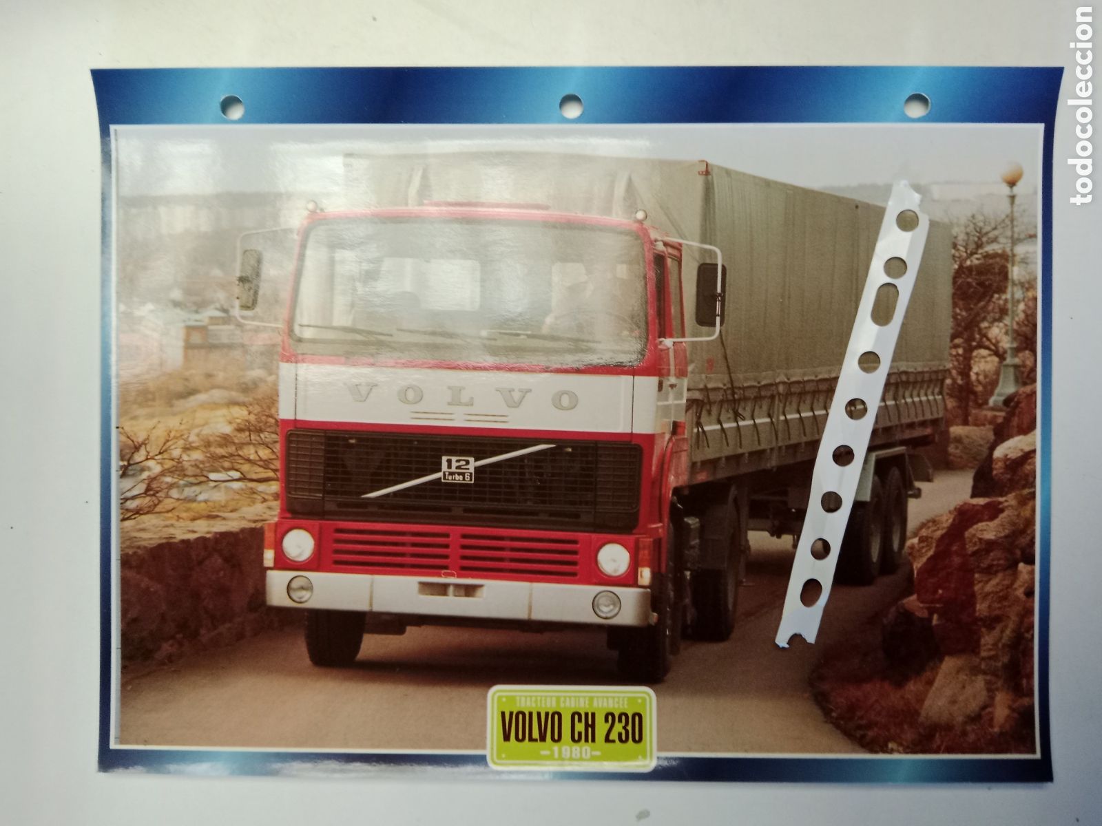 Otros Art&iacute;culos de Coleccionismo en Papel: Ficha cami&oacute;n Volvo CH 230