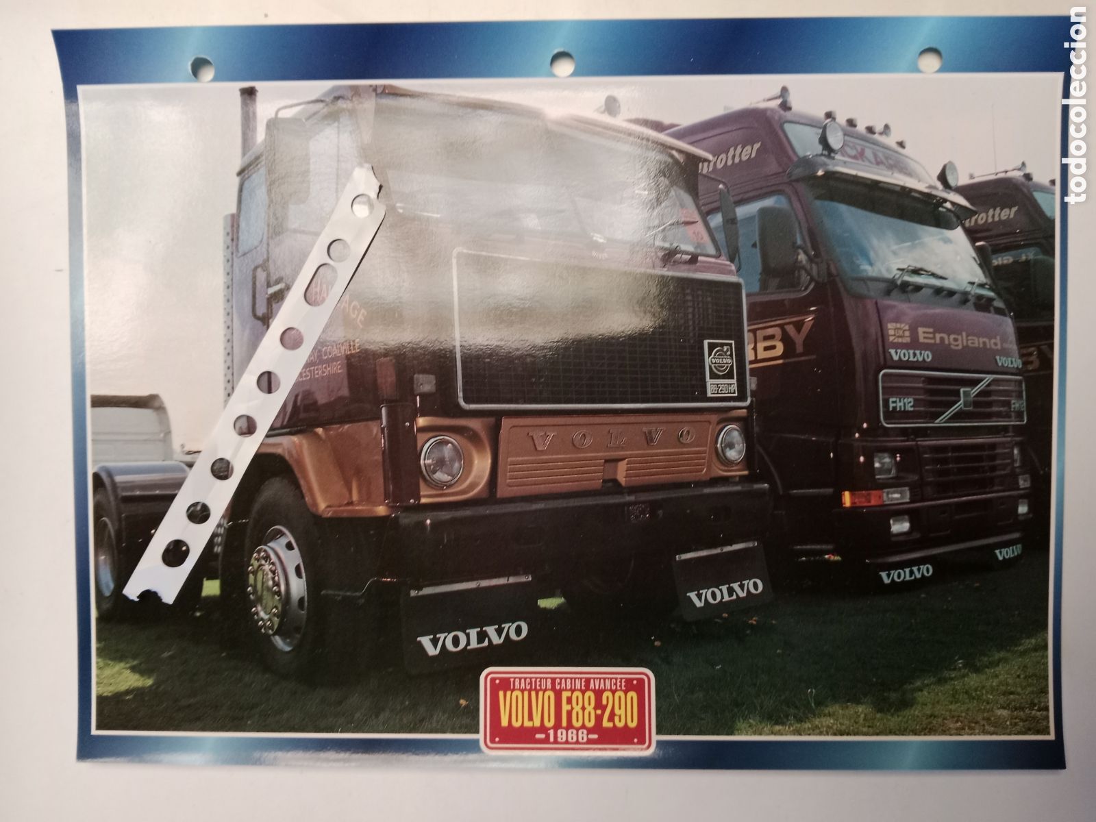 Sammelleidenschaft Andere Papierartikel: Ficha cami&oacute;n Volvo F 88 290