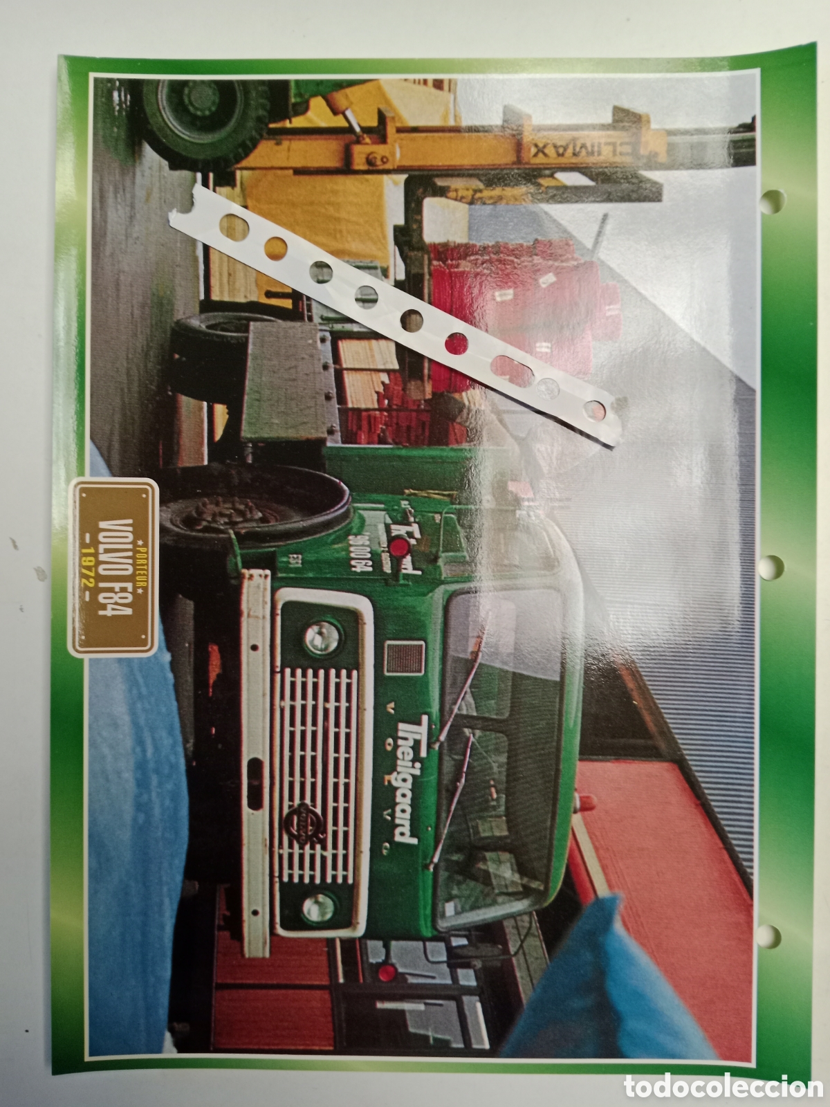 Otros Art&iacute;culos de Coleccionismo en Papel: Ficha cami&oacute;n Volvo F 84