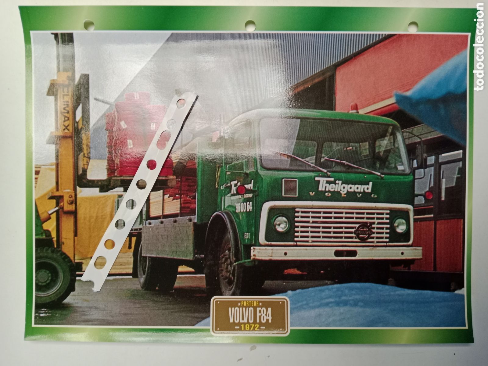 Otros Art&iacute;culos de Coleccionismo en Papel: Ficha cami&oacute;n Volvo F 84