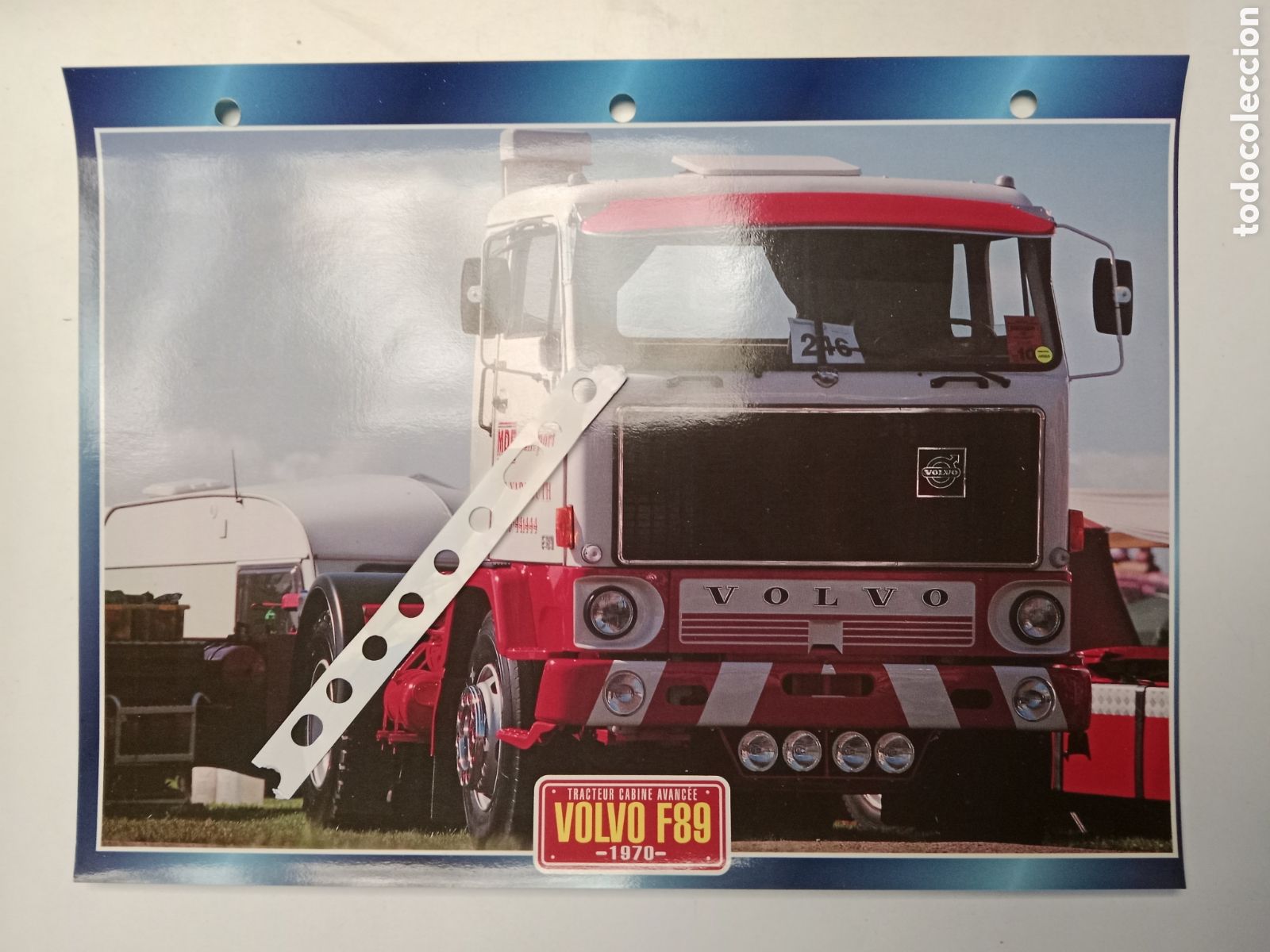 Otros Art&iacute;culos de Coleccionismo en Papel: Ficha cami&oacute;n Volvo F 89