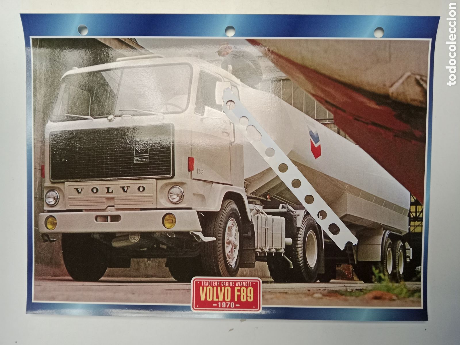 Otros Art&iacute;culos de Coleccionismo en Papel: Ficha cami&oacute;n Volvo F 89
