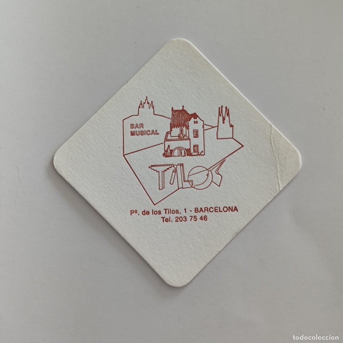 Otros Art&iacute;culos de Coleccionismo en Papel: POSAVASOS - BARCELONA - TILOS BAR MUSIAL