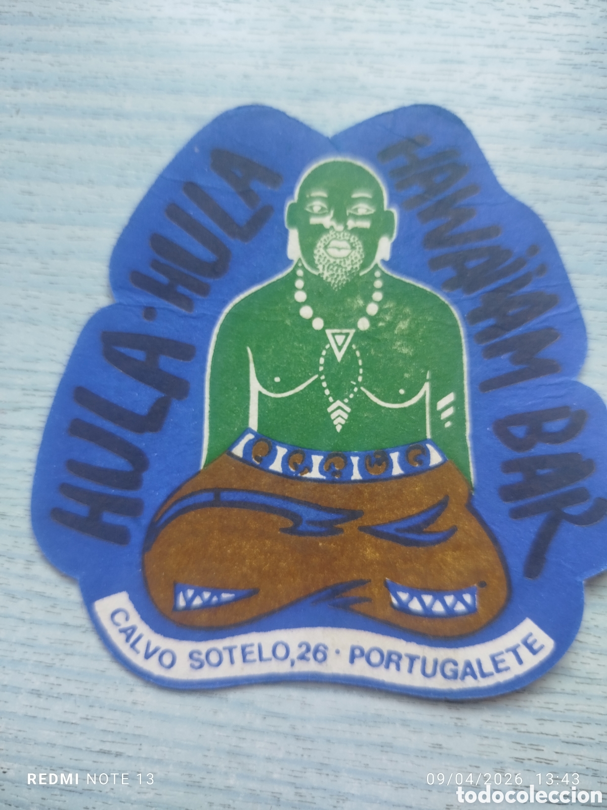 Otros Art&iacute;culos de Coleccionismo en Papel: posavasos --HULA.HULA.HAWAIAM BAR--portugalete