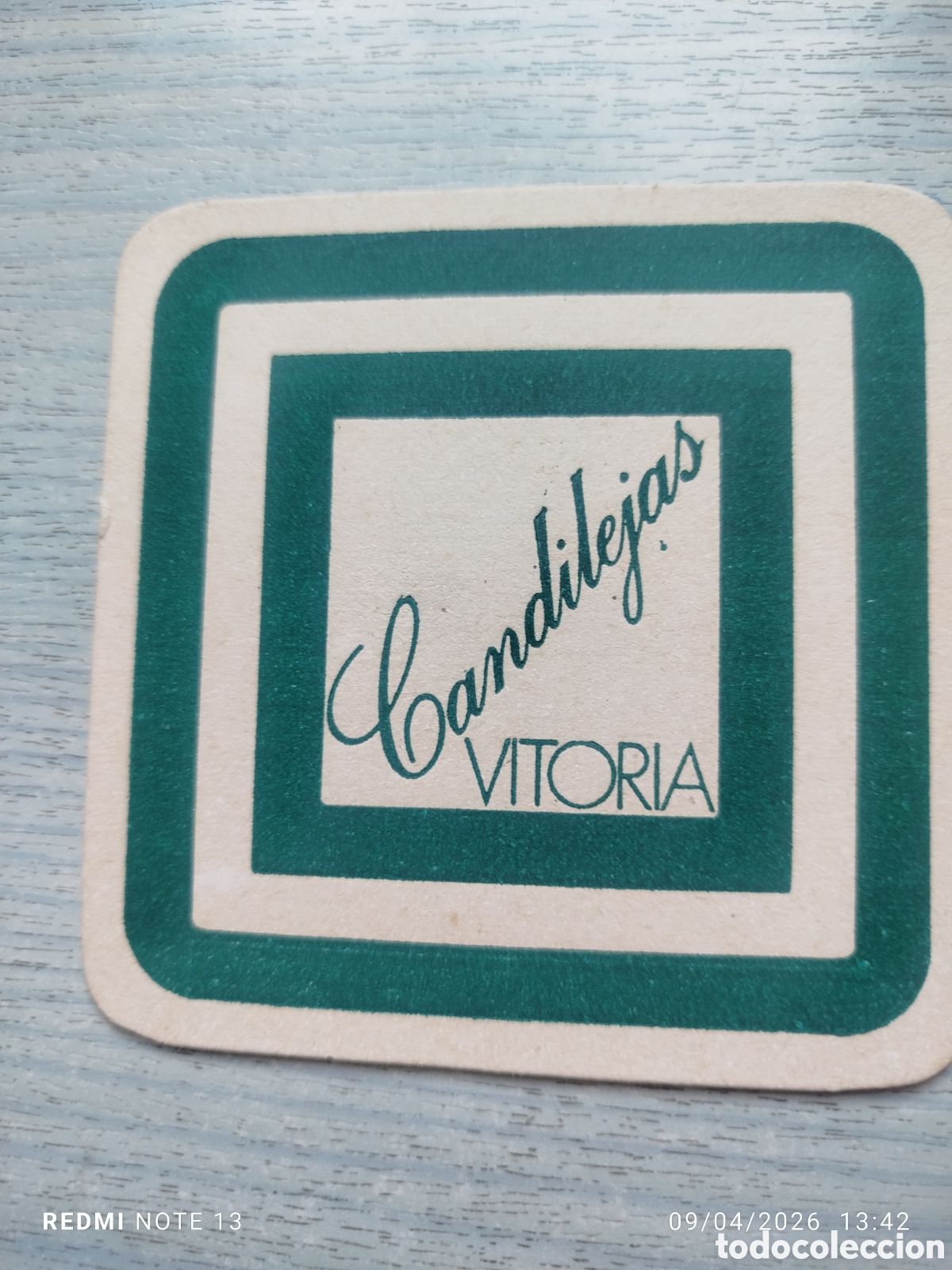 Otros Art&iacute;culos de Coleccionismo en Papel: posavasos -CANDILEJAS --Vitoria
