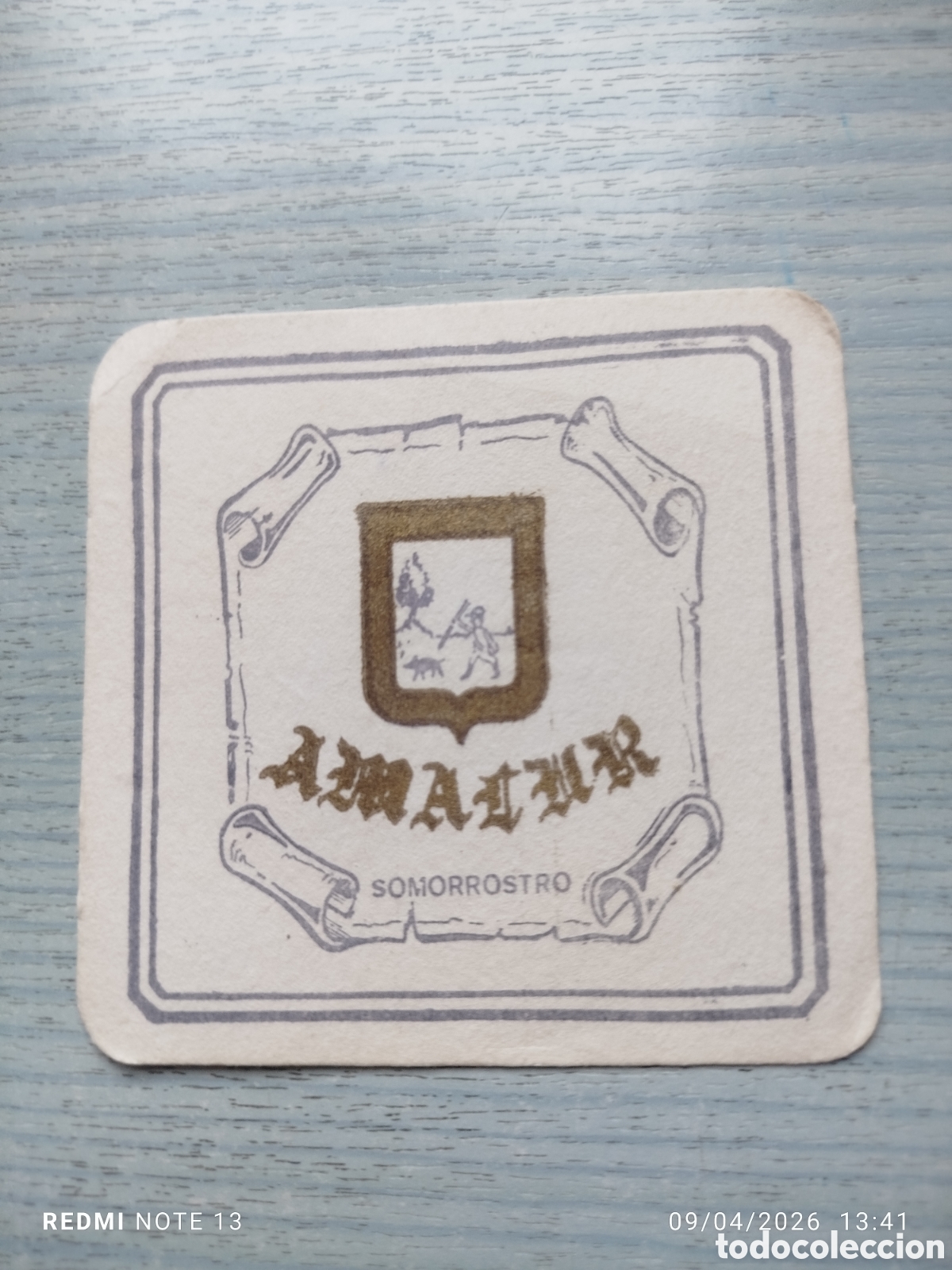 Sammelleidenschaft Andere Papierartikel: posavasos -almacur---somorrostro