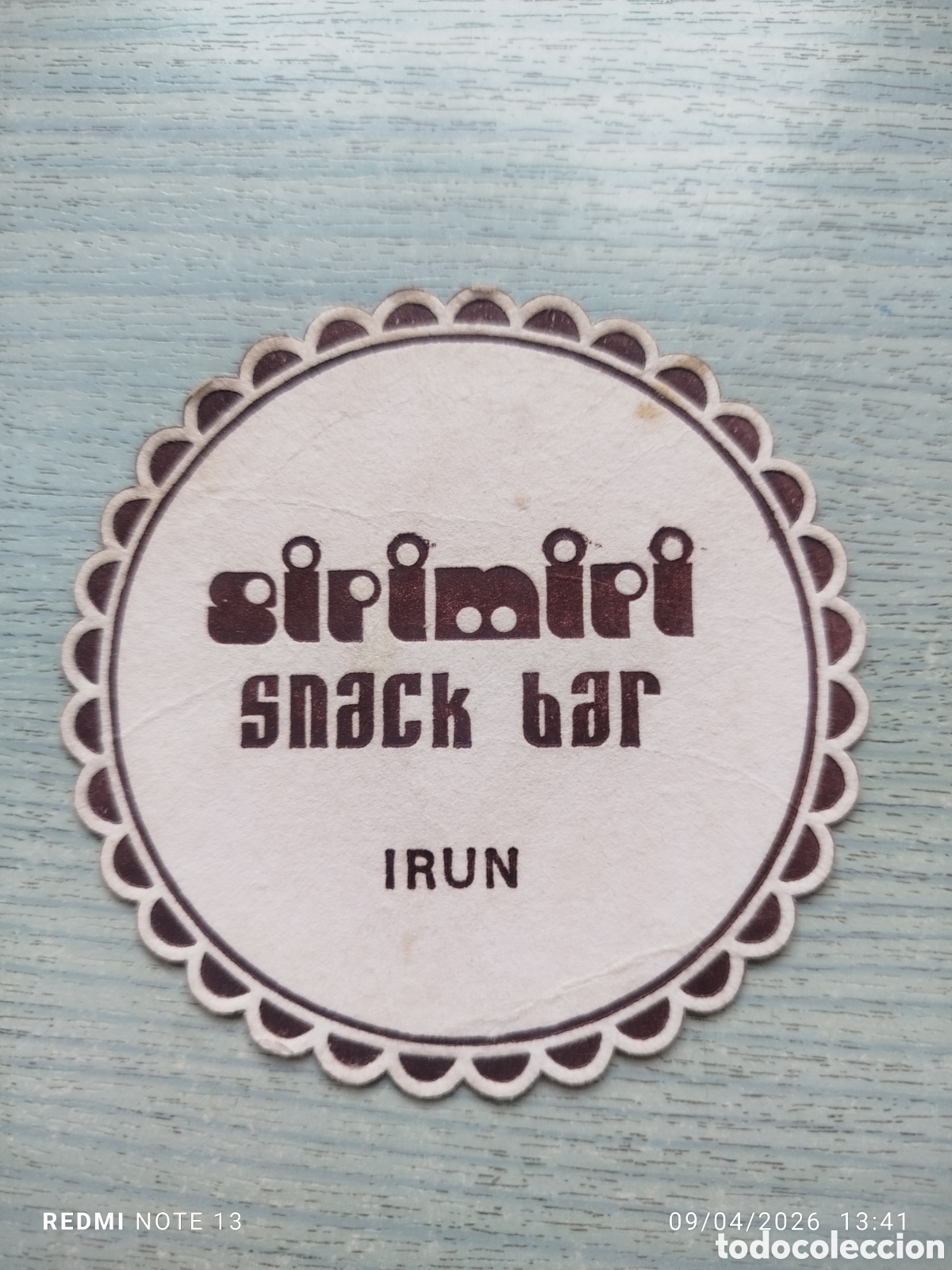 Sammelleidenschaft Andere Papierartikel: posavasos -bar sirimiri---irun