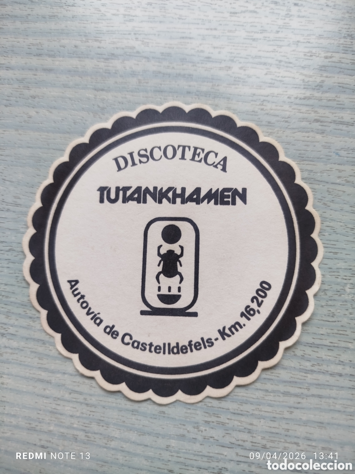 Paper Collecting Others: posavasos -discoteca tutankhamen--BARCELONA