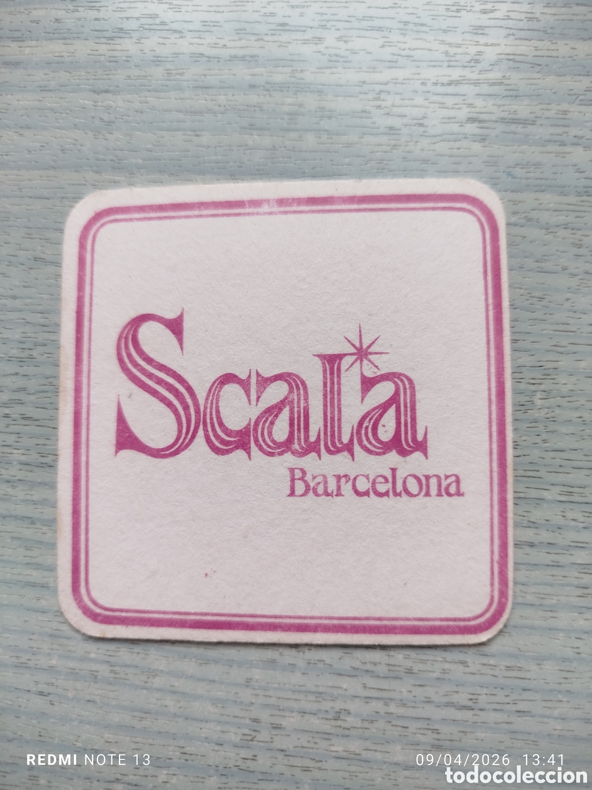 Otros Art&iacute;culos de Coleccionismo en Papel: posavasos -SCALA--BARCELONA