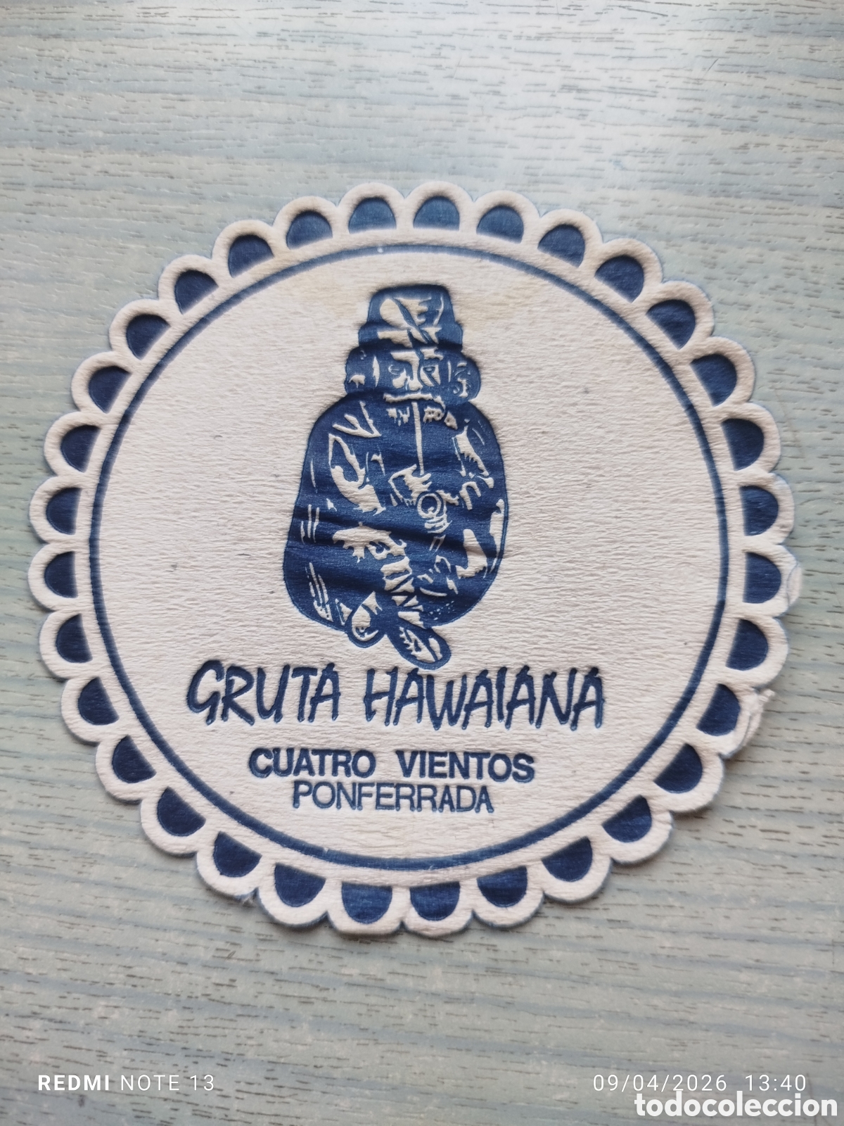 Otros Art&iacute;culos de Coleccionismo en Papel: posavasos -GRUTA HAWAIANA-PONFERRADA