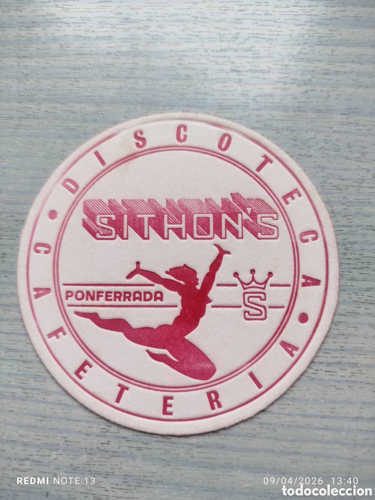 Otros Art&iacute;culos de Coleccionismo en Papel: posavasos- DISCOTECA SITHON&middot;S PONFERRADA
