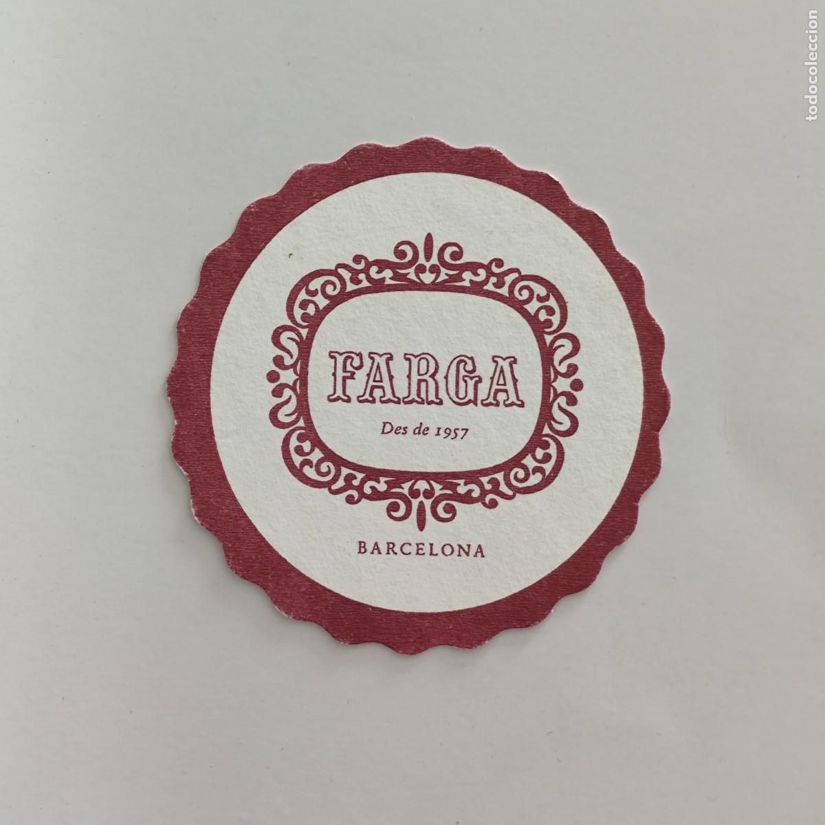 Otros Art&iacute;culos de Coleccionismo en Papel: POSAVASOS - BARCELONA - FARGA