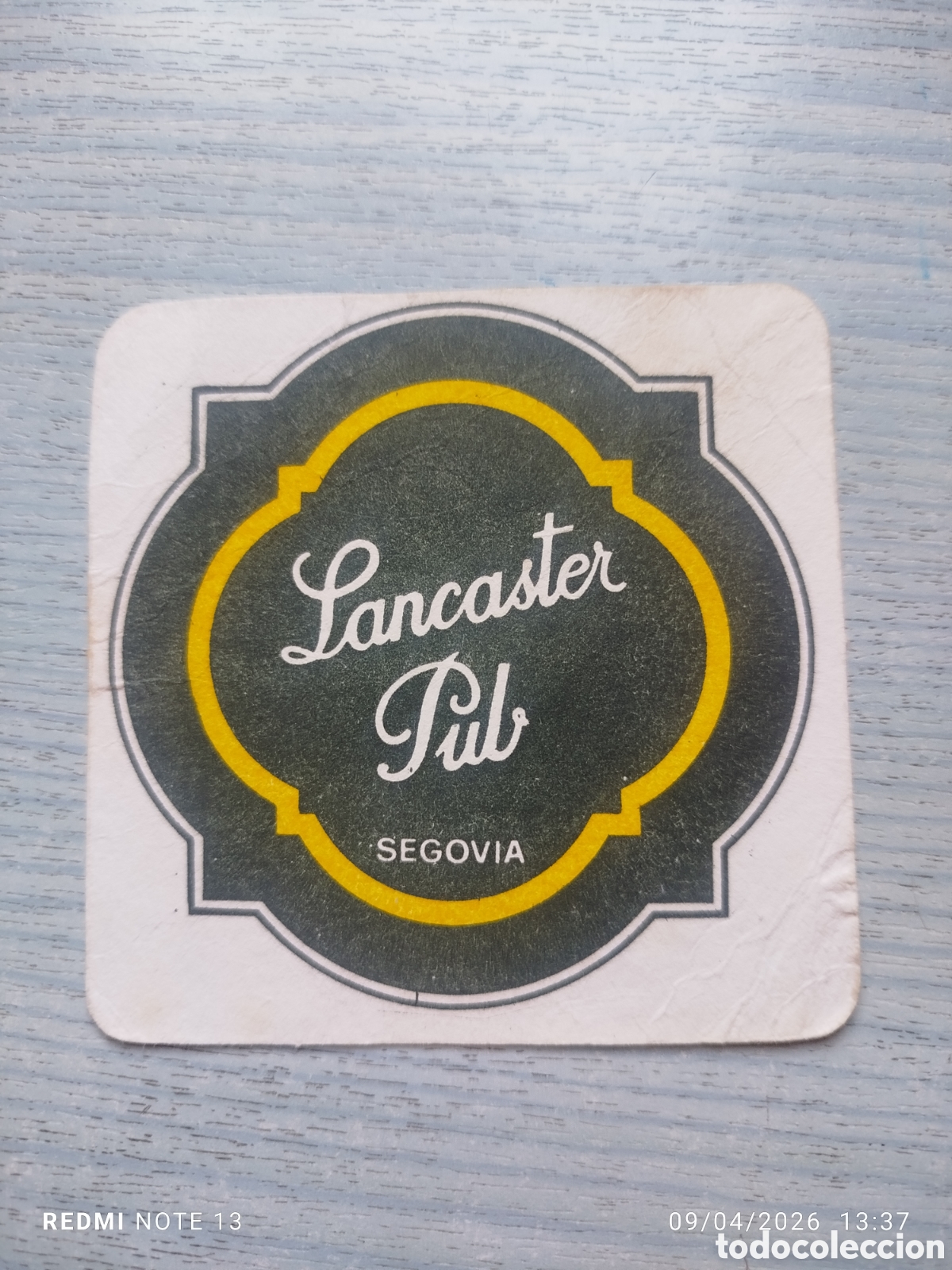 Otros Art&iacute;culos de Coleccionismo en Papel: posavasos-PUB LANCASTER-SEGOVIA