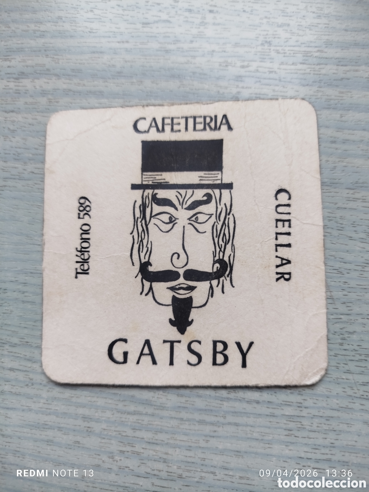 Otros Art&iacute;culos de Coleccionismo en Papel: posavasos-Cafeteria GATSBY---CUELLAR
