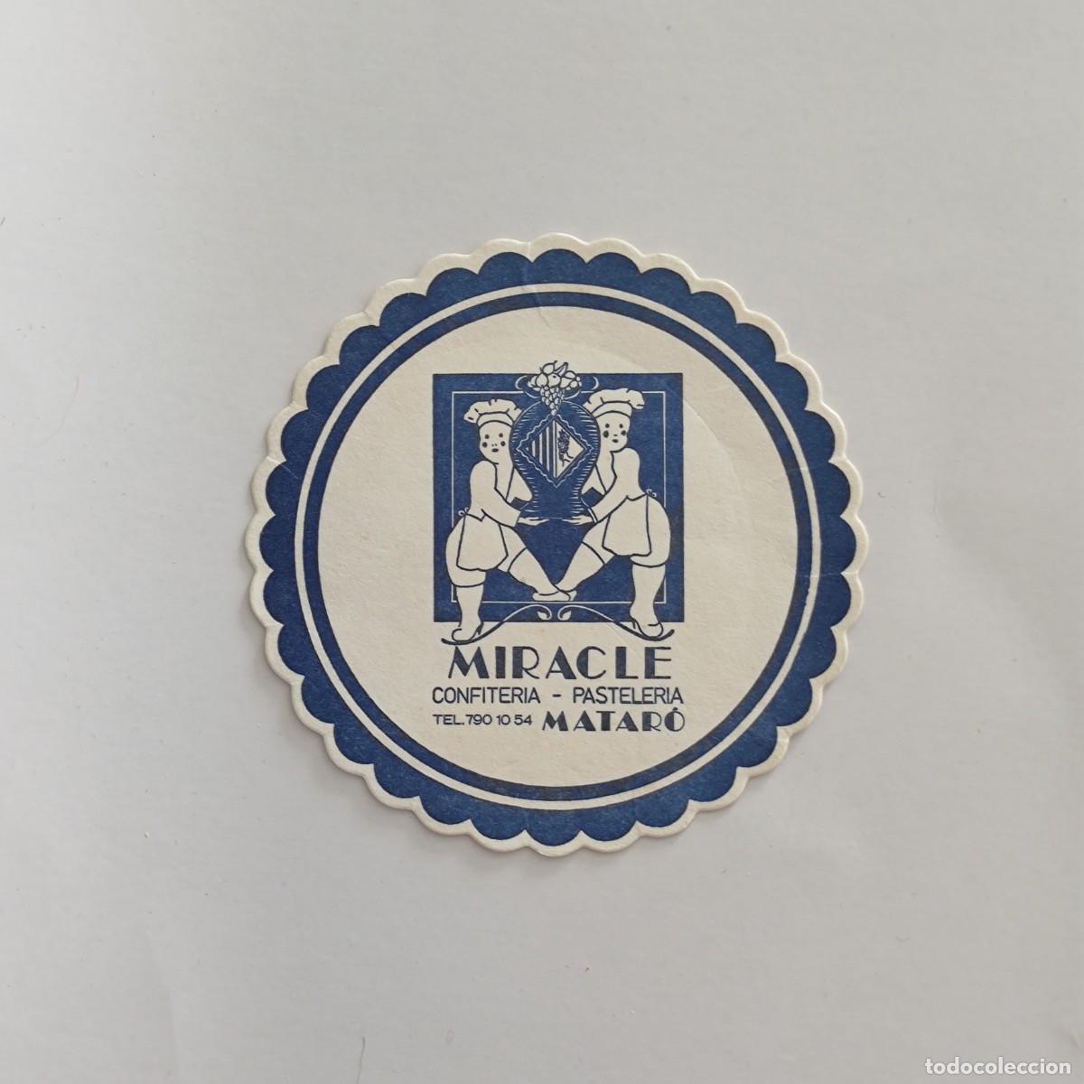 Otros Art&iacute;culos de Coleccionismo en Papel: POSAVASOS - BARCELONA / MATARO - MIRACLE CONFITERI PASTELERIA