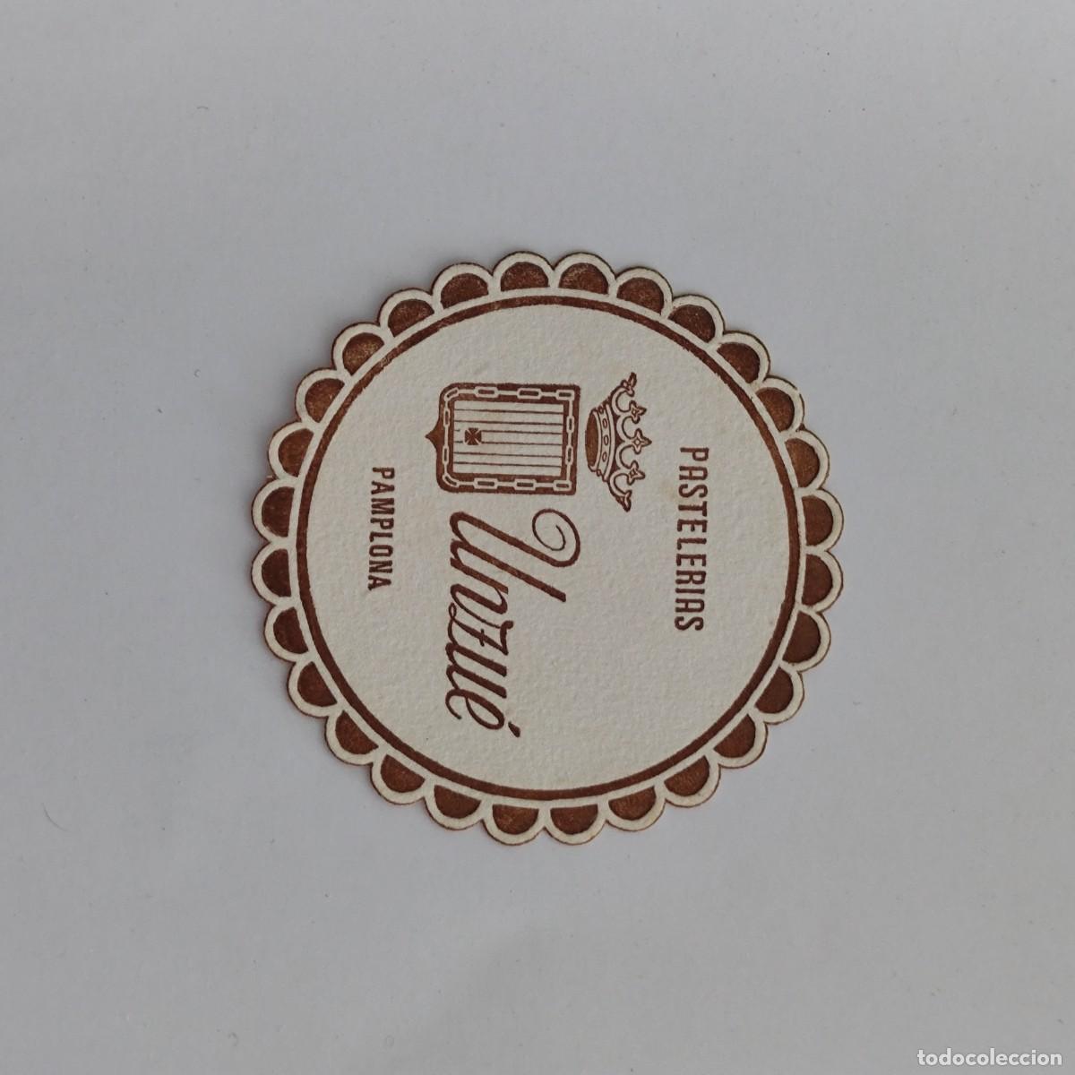 Otros Art&iacute;culos de Coleccionismo en Papel: POSAVASOS - NAVARRA NAFARROA / PAMPLONA - UNZUE PASTELERIAS - HERALDICA