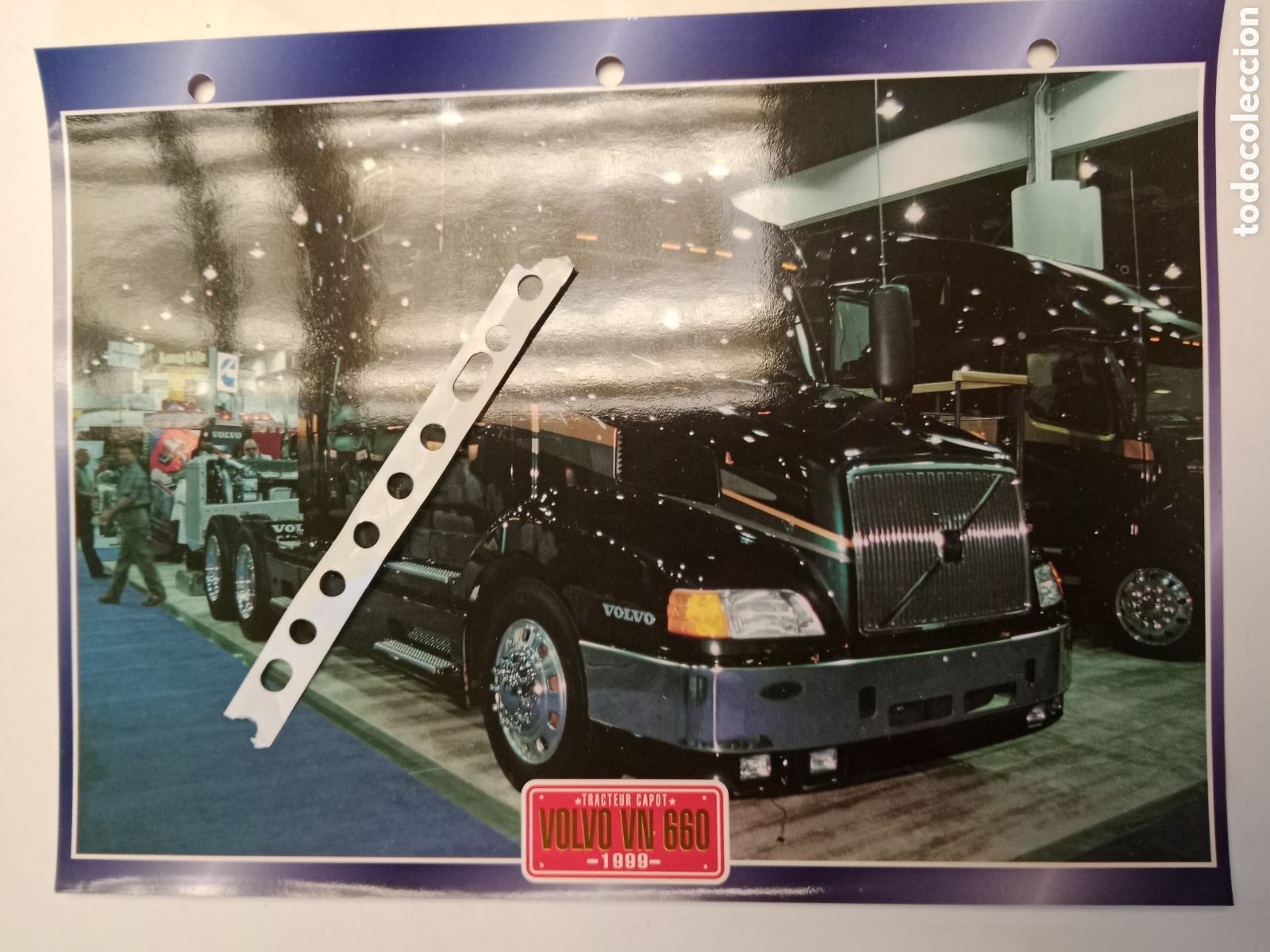 Otros Art&iacute;culos de Coleccionismo en Papel: Ficha cami&oacute;n Volvo VN 660