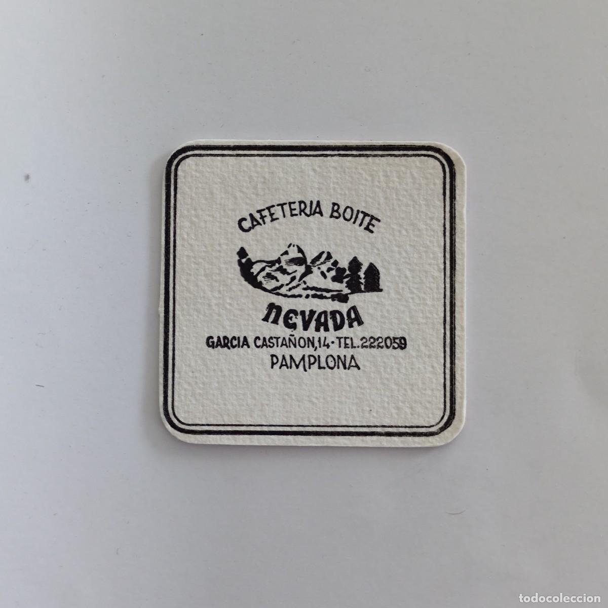 Otros Art&iacute;culos de Coleccionismo en Papel: POSAVASOS - NAVARRA NAFARROA / PAMPLONA - NEVADA CAFETERIA BOITE