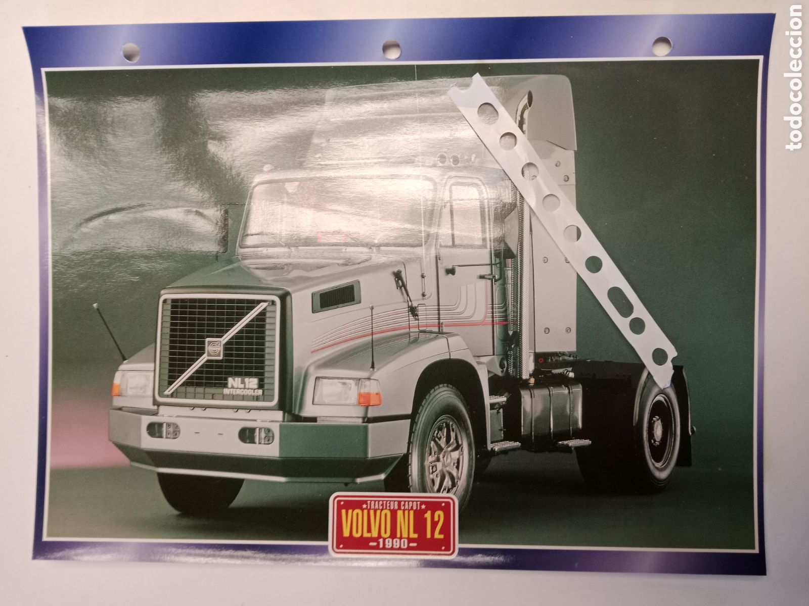 Otros Art&iacute;culos de Coleccionismo en Papel: Ficha cami&oacute;n Volvo NL 12