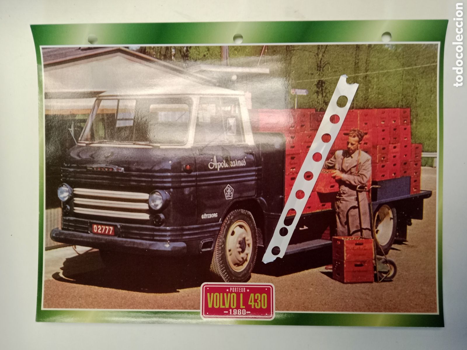 Otros Art&iacute;culos de Coleccionismo en Papel: Ficha cami&oacute;n Volvo L 430