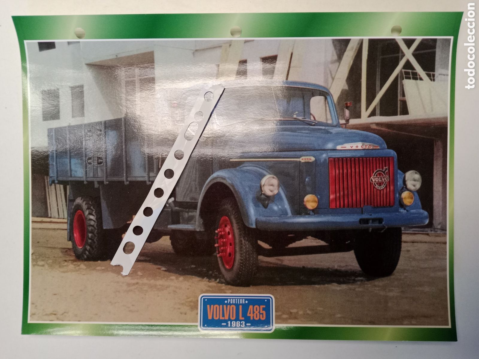 Otros Art&iacute;culos de Coleccionismo en Papel: Ficha cami&oacute;n Volvo L 485