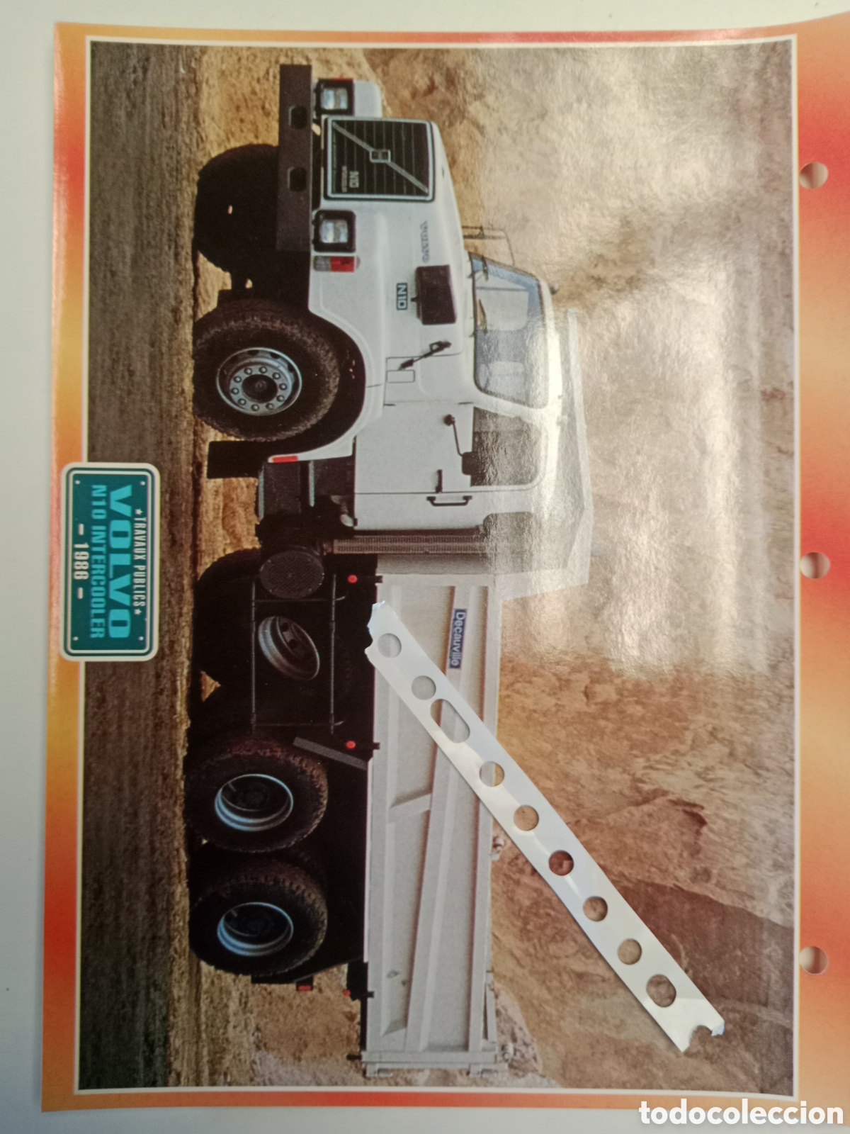 Otros Art&iacute;culos de Coleccionismo en Papel: Ficha camion Volvo N 10