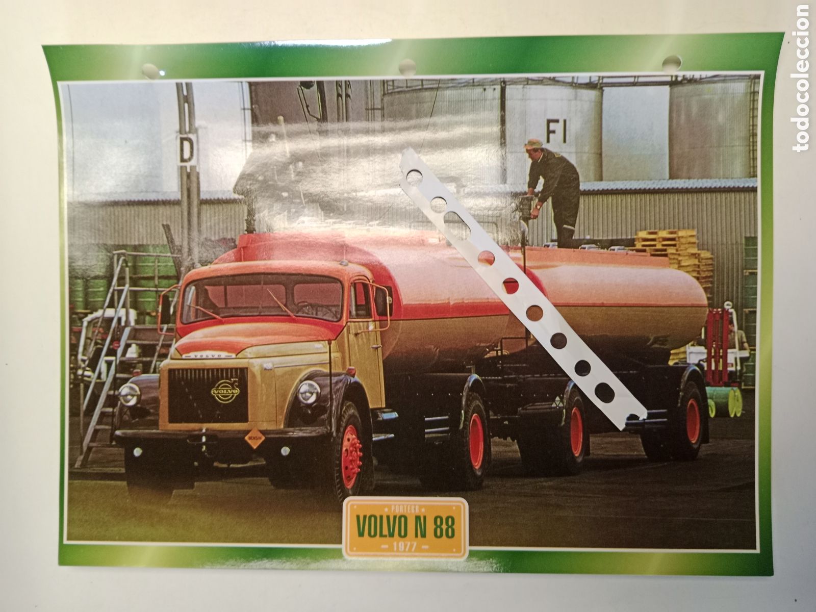 Otros Art&iacute;culos de Coleccionismo en Papel: Ficha cami&oacute;n Volvo N 88