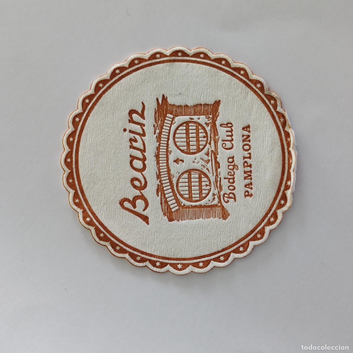 Otros Art&iacute;culos de Coleccionismo en Papel: POSAVASOS - NAVARRA NAFARROA / PAMPLONA - BEARIN BODEGA CLUB