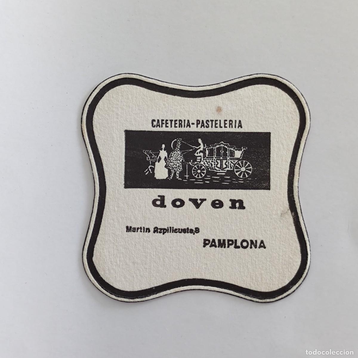 Sammelleidenschaft Andere Papierartikel: POSAVASOS - NAVARRA NAFARROA / PAMPLONA - DOVEN CAFETERIA PASTELERIA - CARROZA