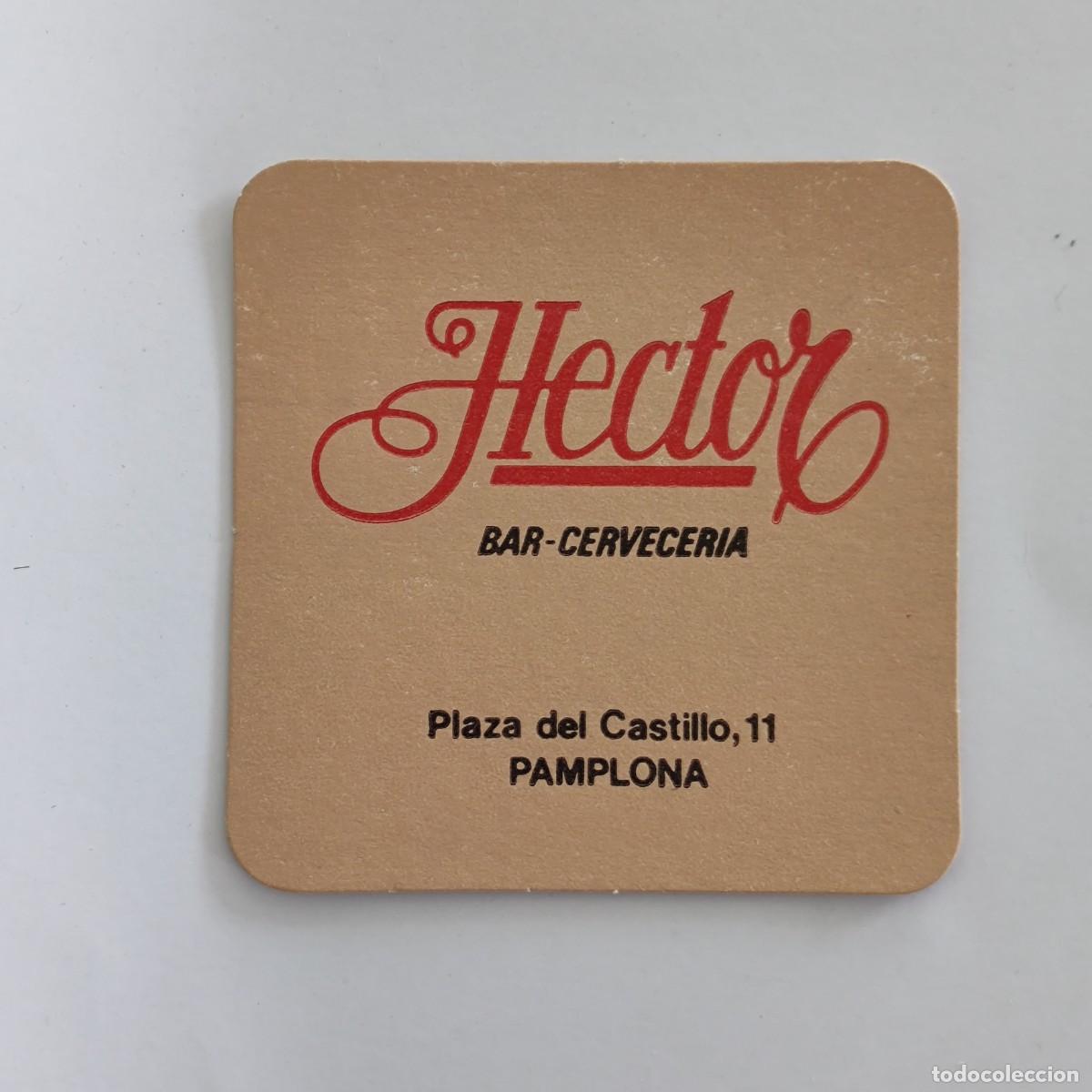 Otros Art&iacute;culos de Coleccionismo en Papel: POSAVASOS - NAVARRA NAFARROA / PAMPLONA - HECTOR BAR CERVECERIA