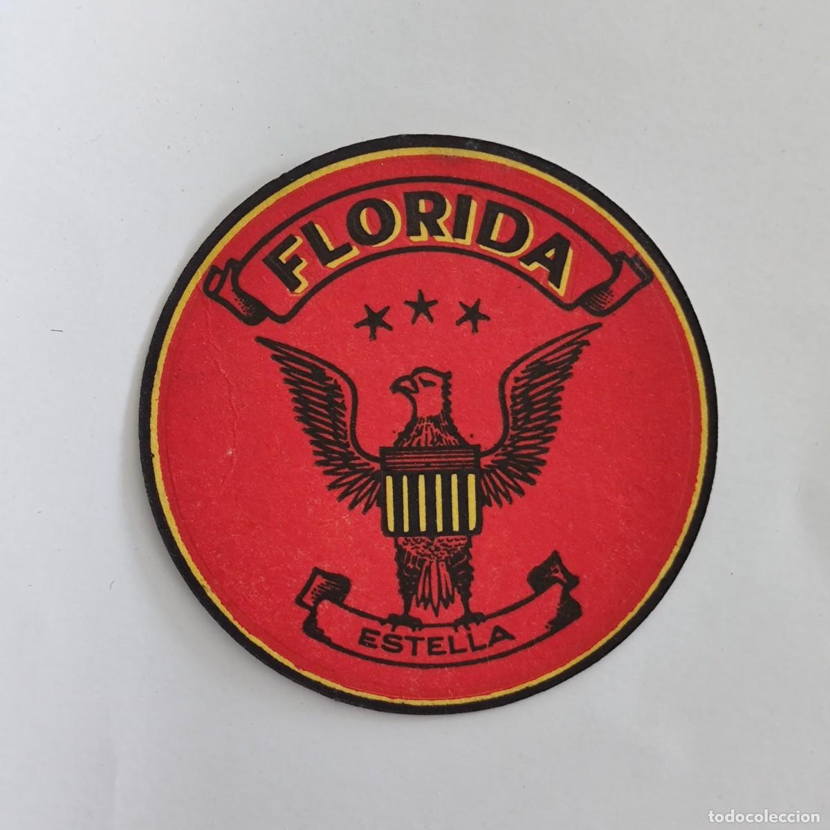 Otros Art&iacute;culos de Coleccionismo en Papel: POSAVASOS - NAVARRA NAFARROA / ESTELLA - FLORIDA - AGUILA AVE HERALDICA