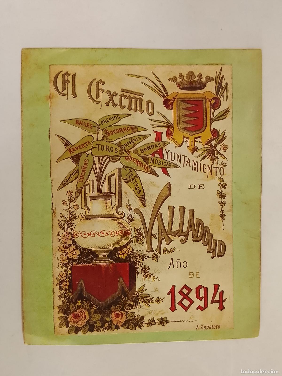 Otros Art&iacute;culos de Coleccionismo en Papel: AYUNTAMIENTO DE VALLADOLID - A&Ntilde;O 1894 - ILUSTRA A. ZAPATERO - POSIBLEMENTE RECORTE -(K-15.277)
