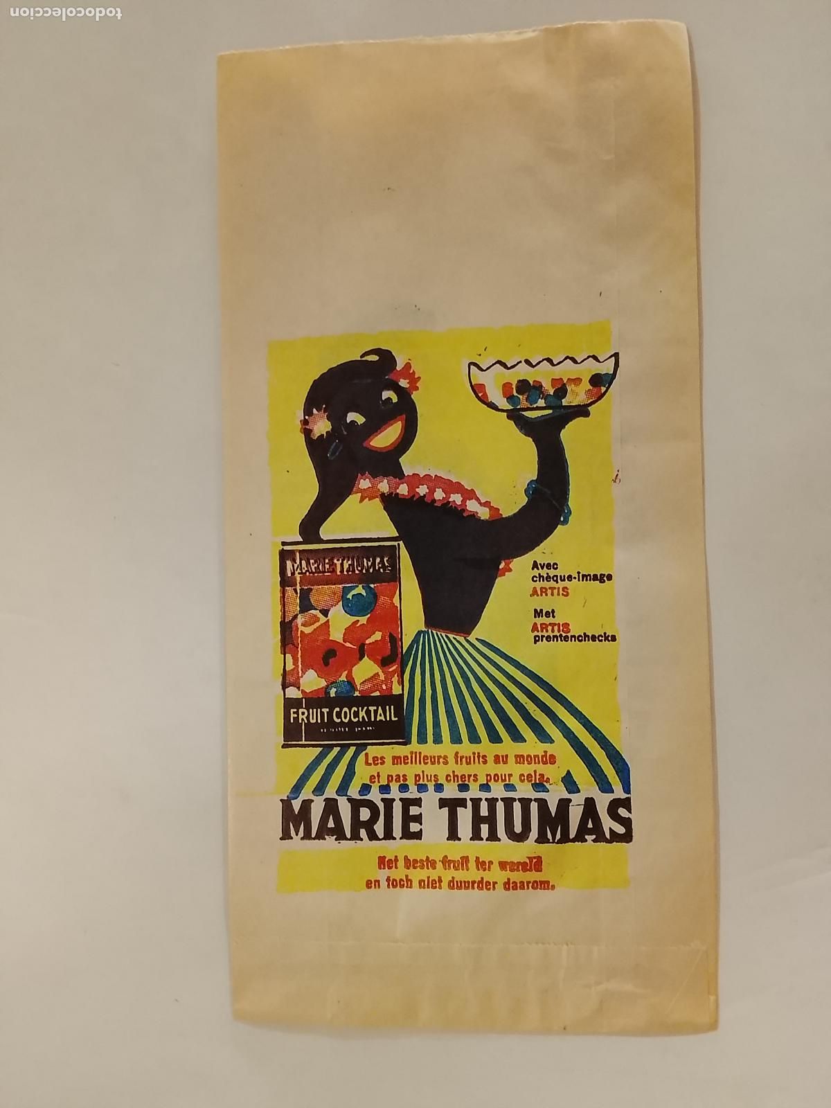 Otros Art&iacute;culos de Coleccionismo en Papel: BOLSA DE PAPEL ANTIGUA MARIE THUMAS CONFITURES - VER FOTOS -(K-15.281)