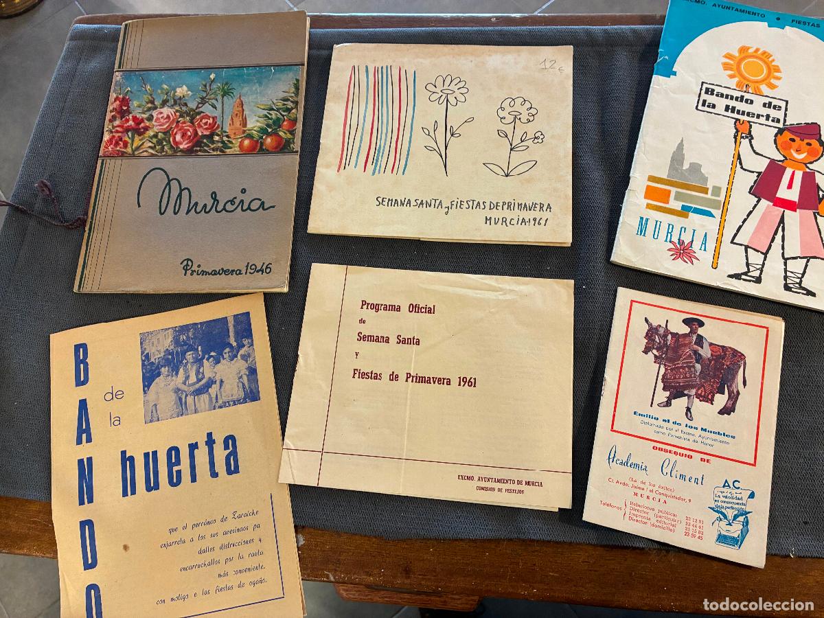 Otros Art&iacute;culos de Coleccionismo en Papel: Lote programas, folletos , semana santa y fiestas de primavera a&ntilde;os 40, 60, 70
