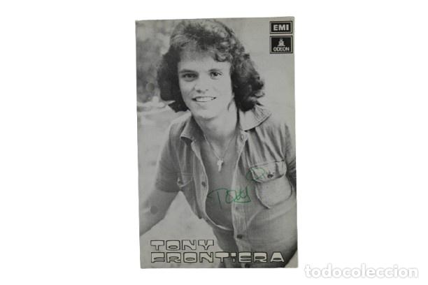 Otros Art&iacute;culos de Coleccionismo en Papel: Tarjeta Promocional de Tony Frontiera