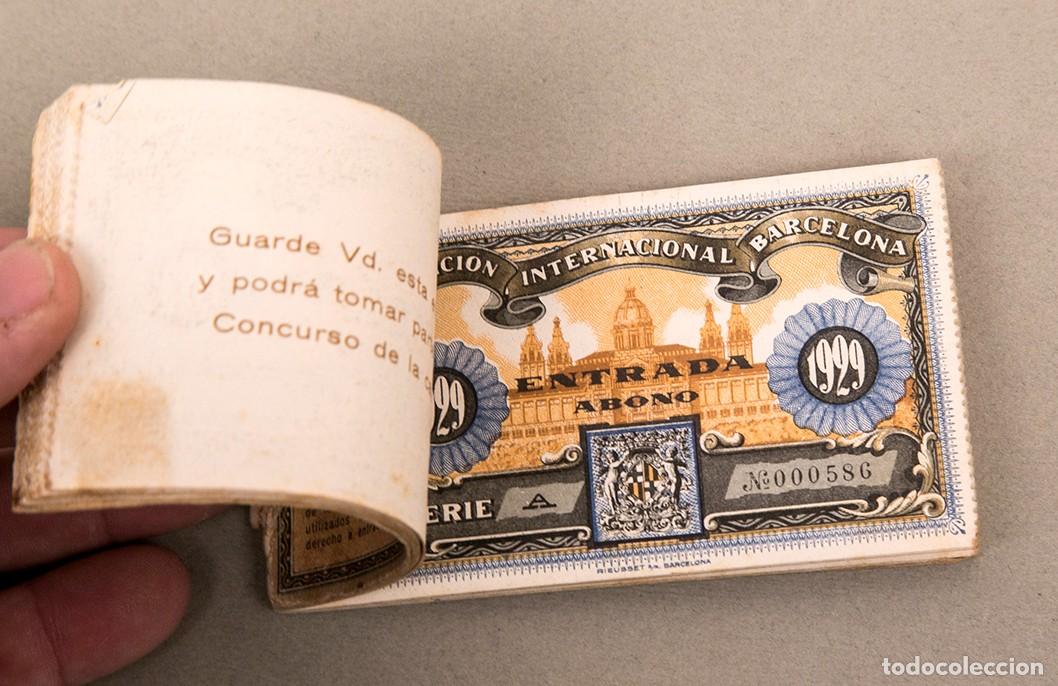 Otros Art&iacute;culos de Coleccionismo en Papel: ABONO DE 25 ENTRADAS - 1929 - EXPOSICI&Oacute;N INTERNACIONAL DE BARCELONA