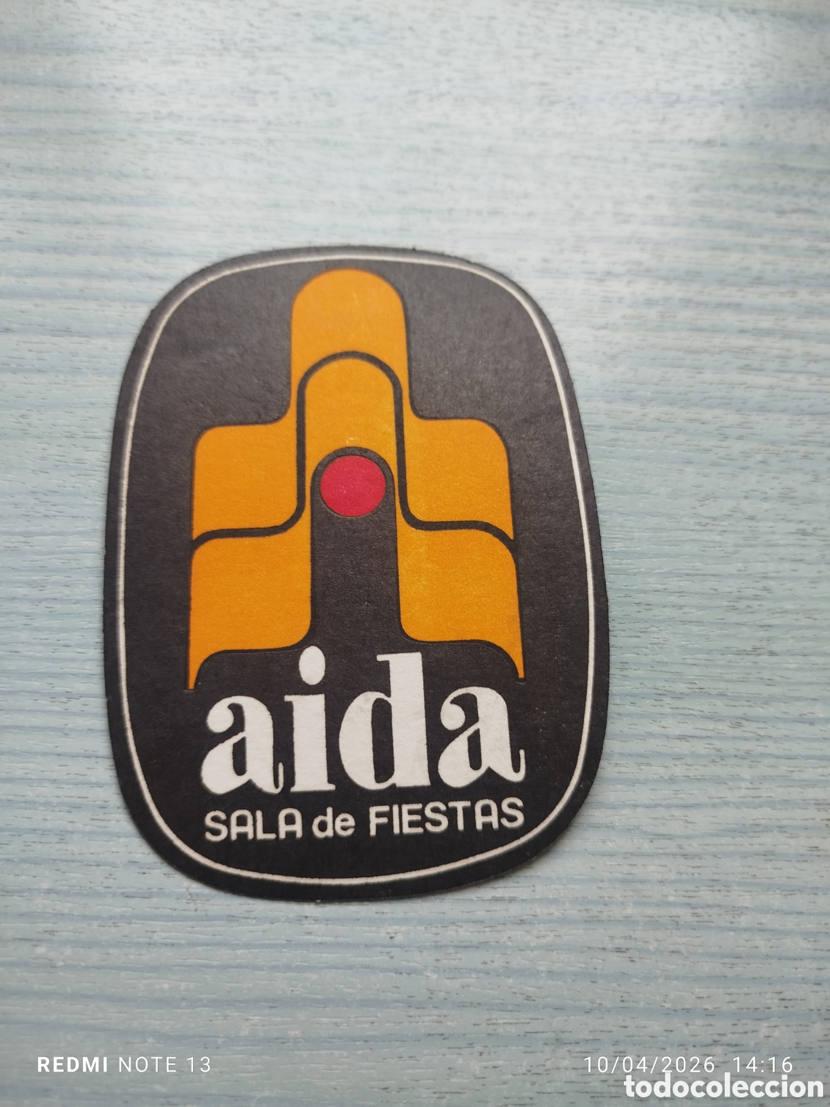 Sammelleidenschaft Andere Papierartikel: posavasos -sala de fiestas aidaZARAGOZA-