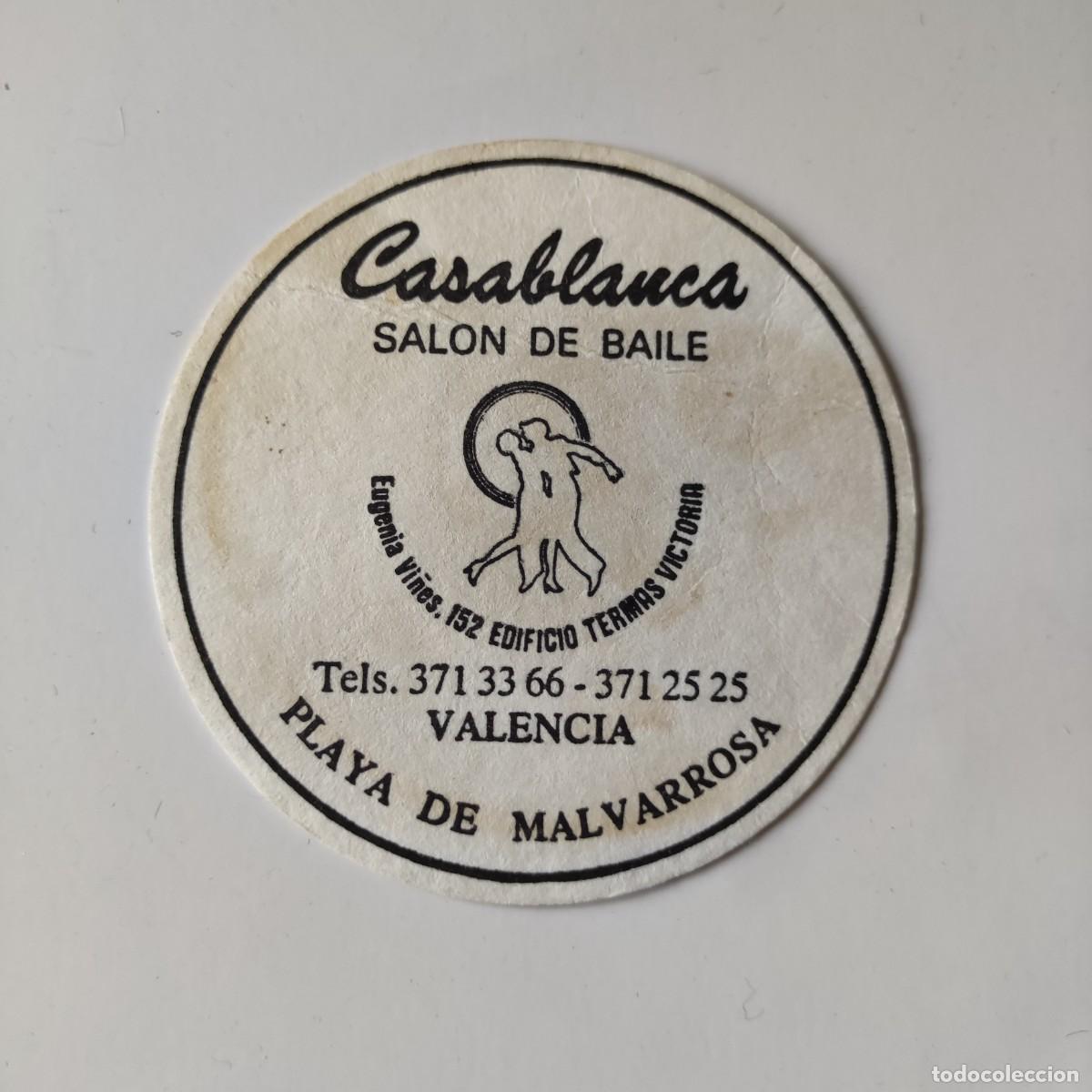 Otros Art&iacute;culos de Coleccionismo en Papel: POSAVASOS - VALENCIA - CASABLANCA SALON DE BAILE