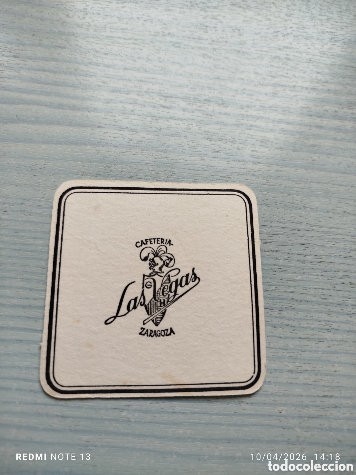 Sammelleidenschaft Andere Papierartikel: posavasos-cafeteria LAS VEGAS--ZARAGOZA