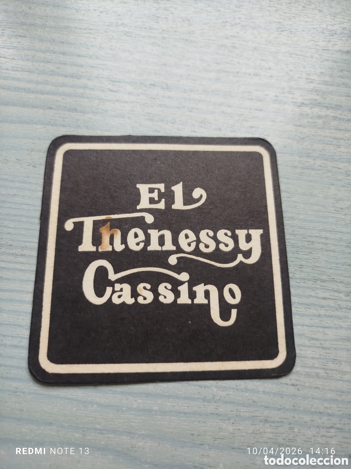 Sammelleidenschaft Andere Papierartikel: posavasos -casino el thenessy-ZARAGOZA-