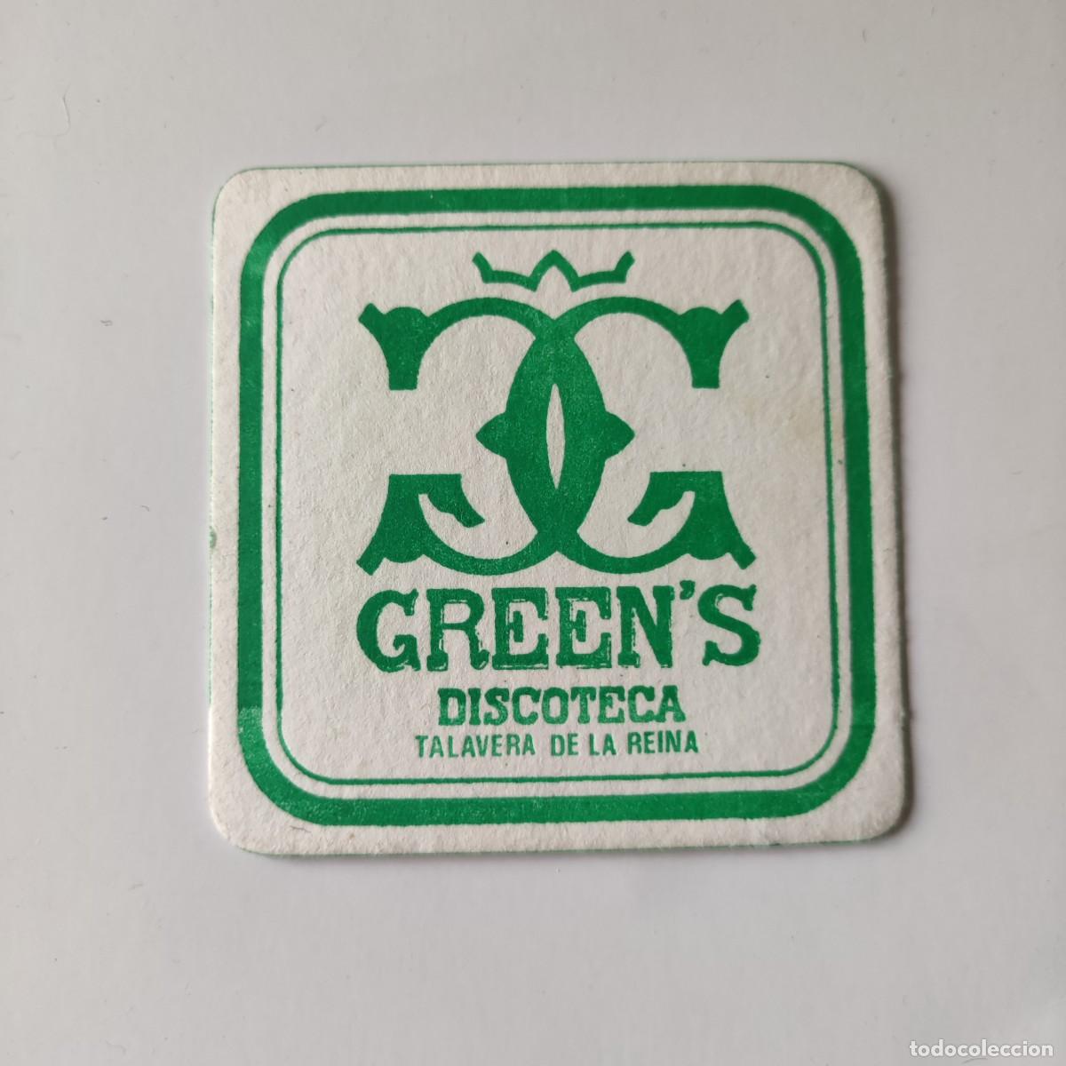 Otros Art&iacute;culos de Coleccionismo en Papel: POSAVASOS - TOLEDO / TALAVERA DE LA REINA - GREEN'S DISCOTECA - 1983