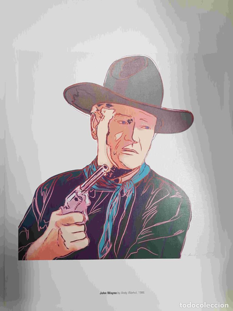 Outros artigos de papel: Lamina, litografia num 17: John Wayne por Andy Warhol (1986) - Andy Warhol