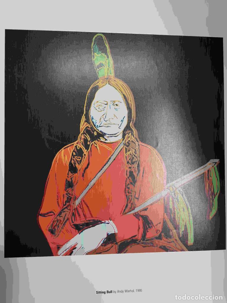 Otros art&iacute;culos de coleccionismo en papel: Lamina, litografia num 25: Sitting Bull por Andy Warhol (1986) - Andy Warhol