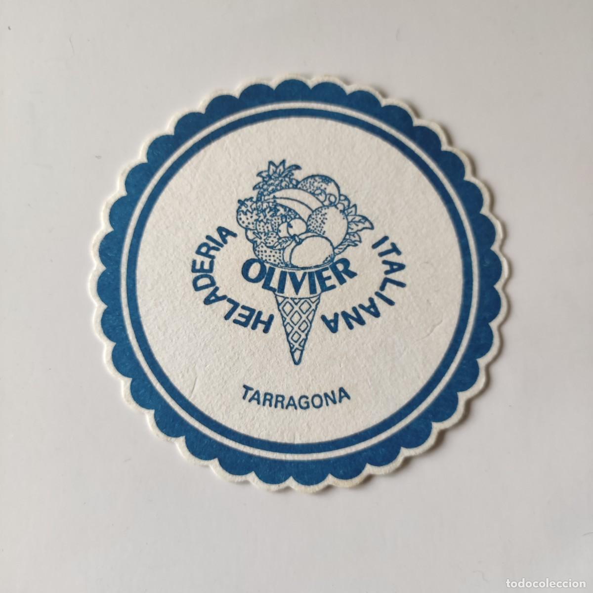 Otros Art&iacute;culos de Coleccionismo en Papel: POSAVASOS - TARRAGONA - OLIVIER HELADERIA ITALIANA - 1988