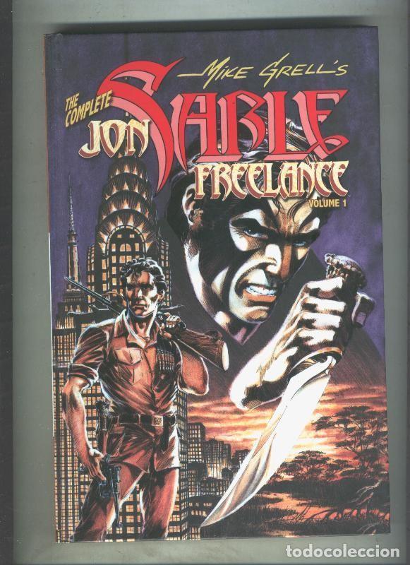 Otros art&iacute;culos de coleccionismo en papel: The complete Jon Sable, freelance, volumen one + lamina numerada - Mike Grells