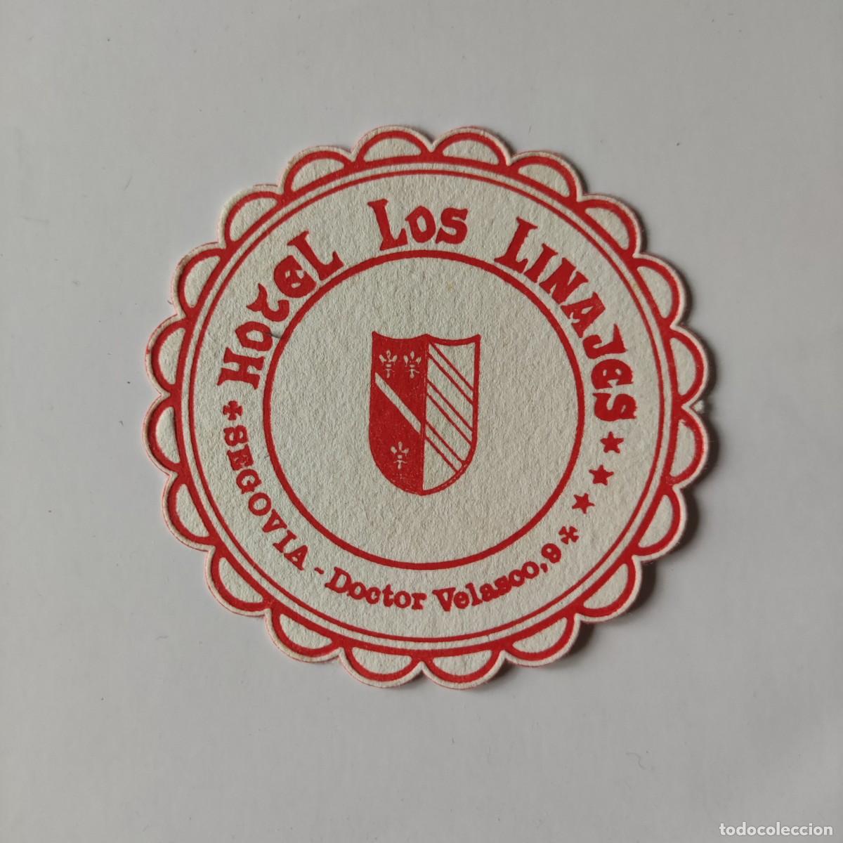 Otros Art&iacute;culos de Coleccionismo en Papel: POSAVASOS - SEGOVIA - HOTEL LOS LINAJES - 1985 - HERALDICA