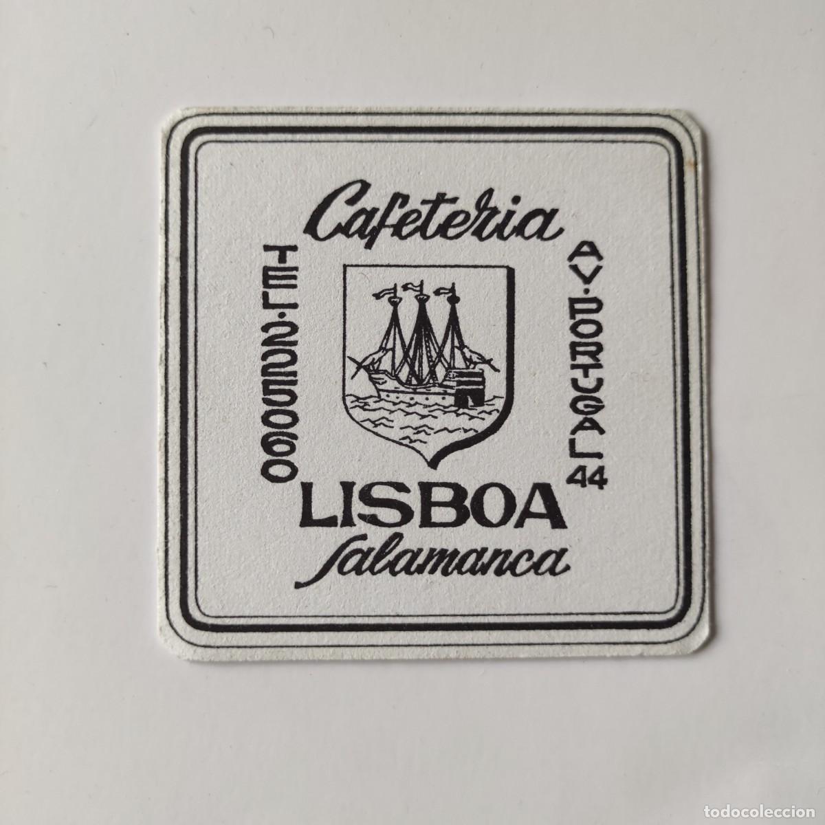 Otros Art&iacute;culos de Coleccionismo en Papel: POSAVASOS - SALAMANCA - LISBOA CAFETERIA - HERALDICA BARCO VELERO