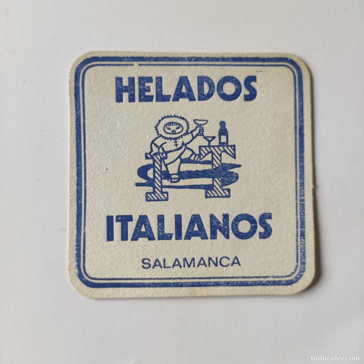 Otros Art&iacute;culos de Coleccionismo en Papel: POSAVASOS - SALAMANCA - HELADOS ITALIANOS - 1983 - ESQUIMAL INUIT