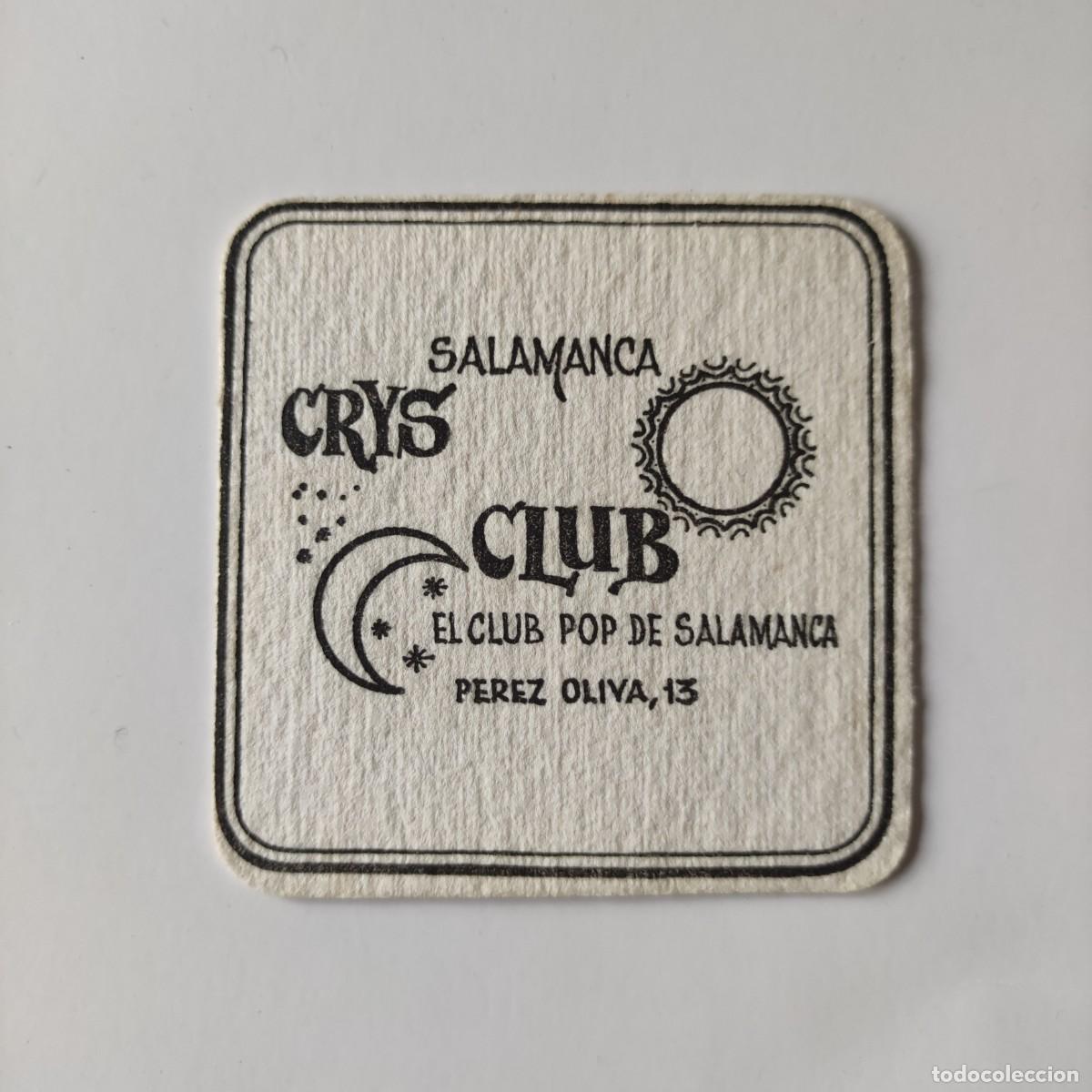 Otros Art&iacute;culos de Coleccionismo en Papel: POSAVASOS - SALAMANCA - CRYS CLUB / EL CLUB POP DE LA CIUDAD - LUNA