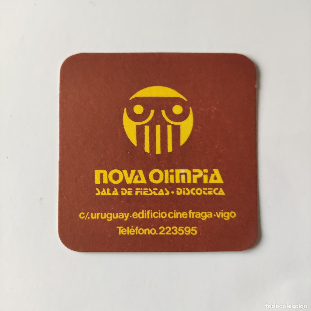 Otros Art&iacute;culos de Coleccionismo en Papel: POSAVASOS - PONTEVEDRA / VIGO - NOVA OLIMPIA SALA DE FIESTAS DISCOTECA - 1983